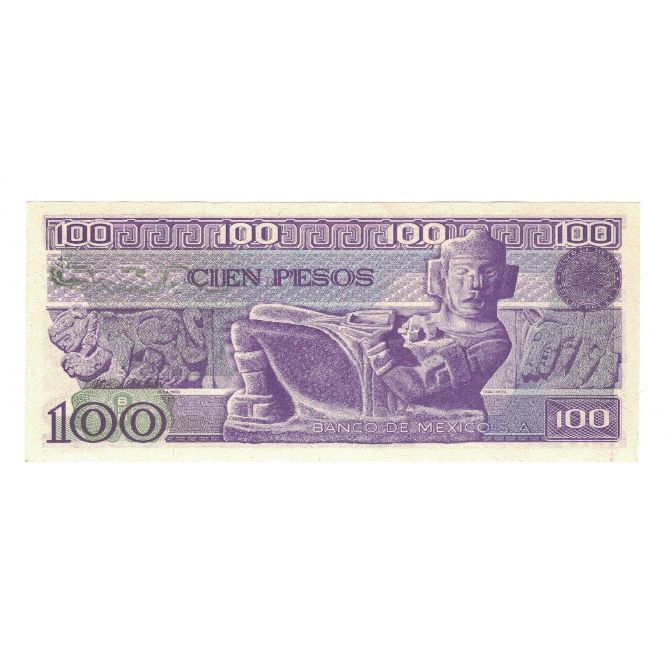 Billet, Mexique, 100 Pesos, 1982, 1982-03-25, KM:74c, NEUF