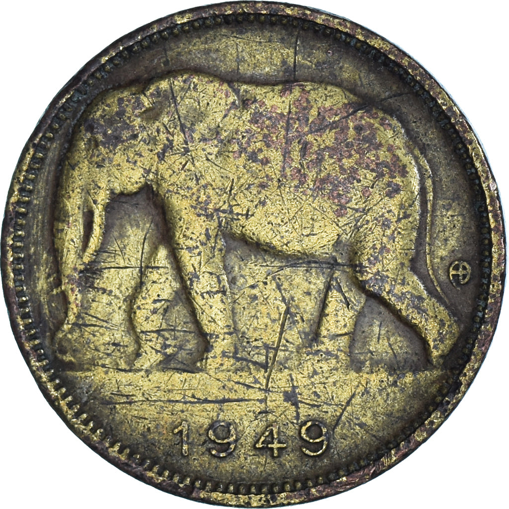 Moneda, Congo belga, Franc, 1949