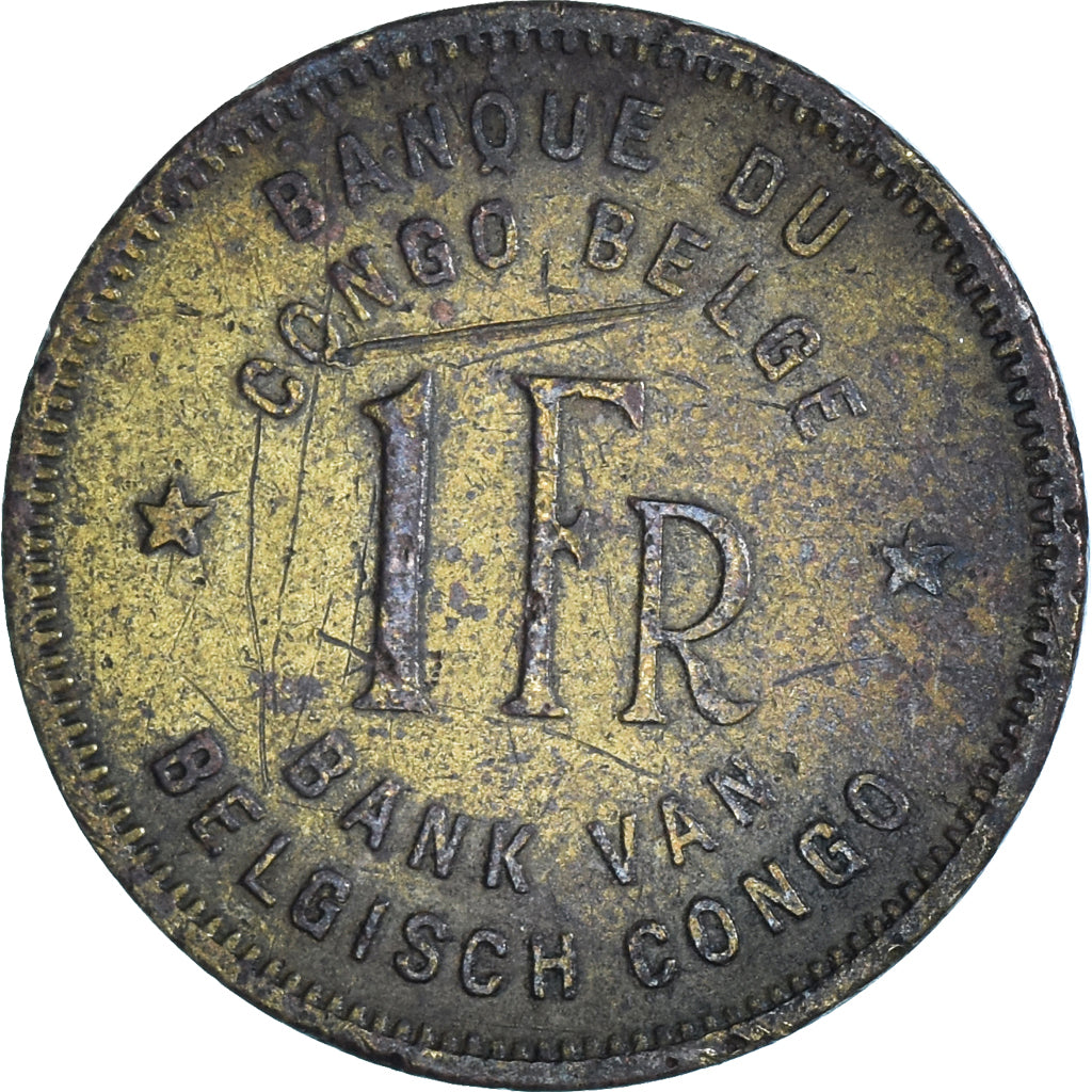 Moneda, Congo belga, Franc, 1949