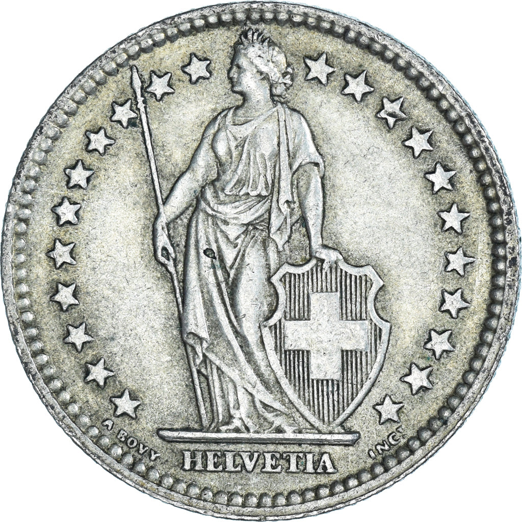 Moneta, Svizzera, 2 Francs, 1957