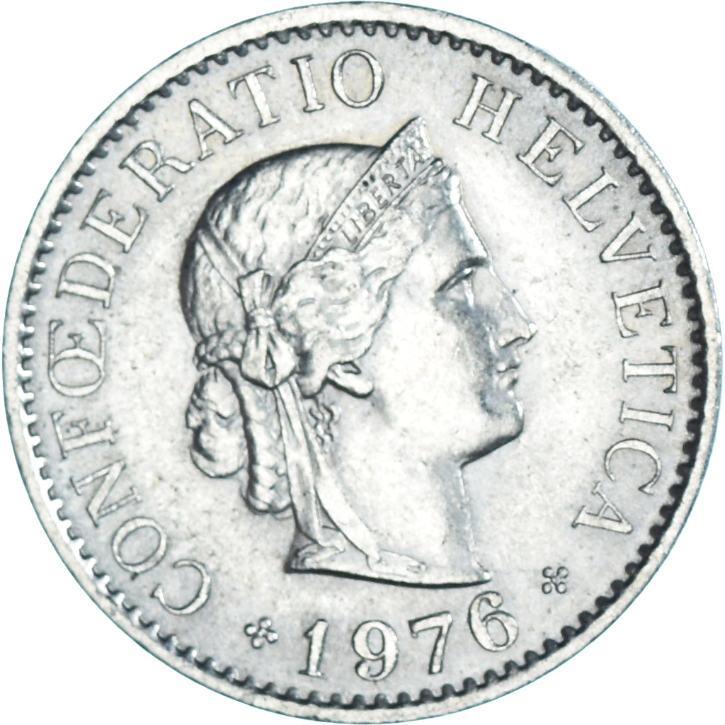 Coin, Switzerland, 5 Rappen, 1976