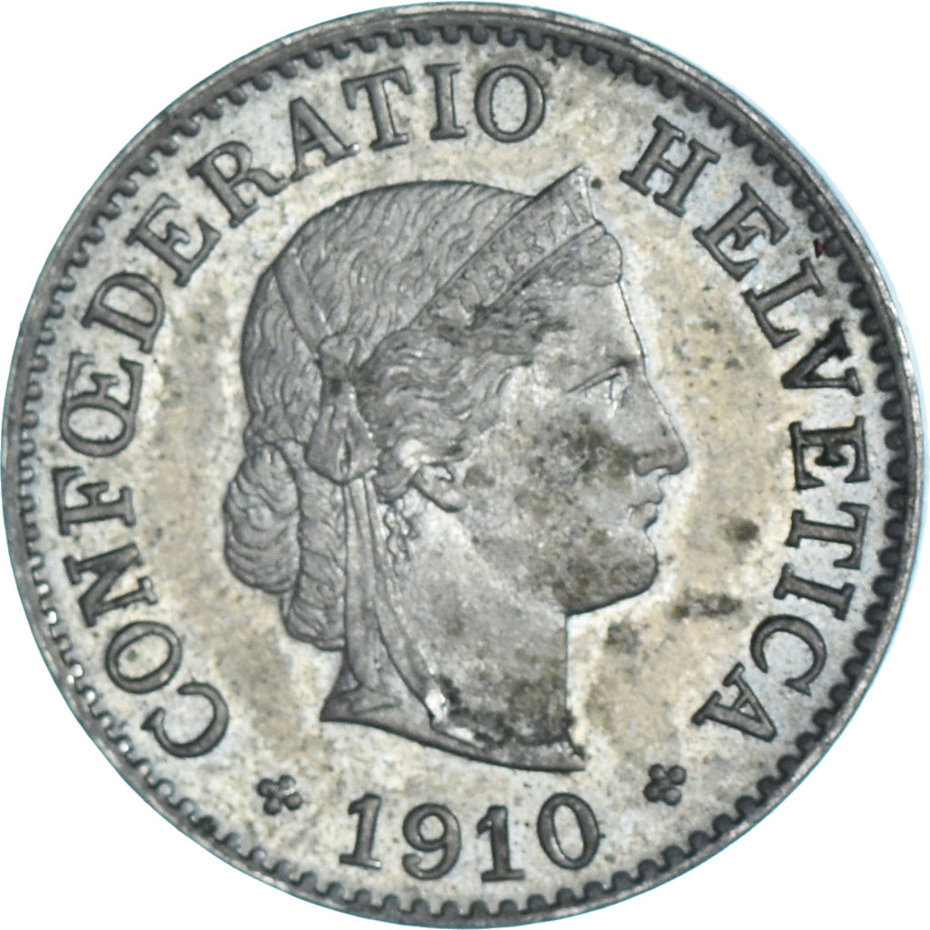 Coin, Switzerland, 5 Rappen, 1910