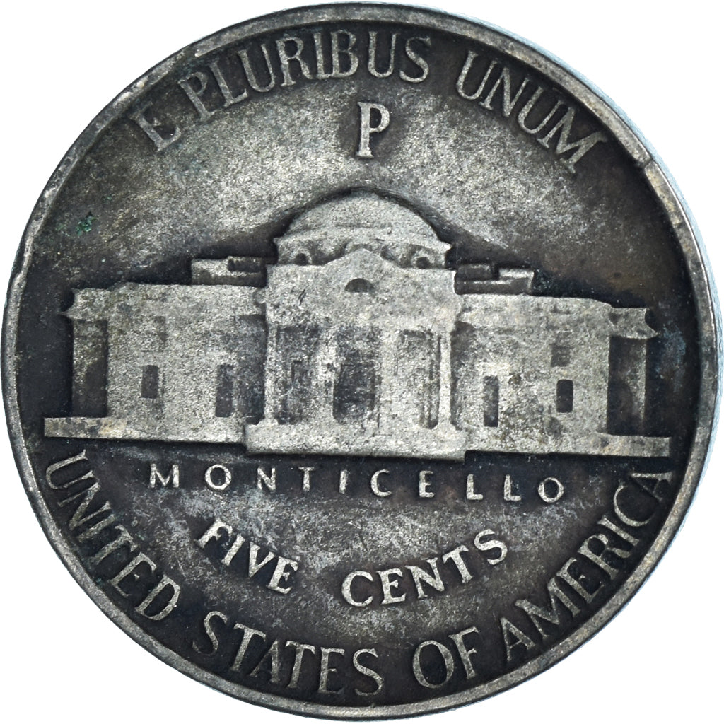 Moneda, Estados Unidos, 5 Cents, 1942