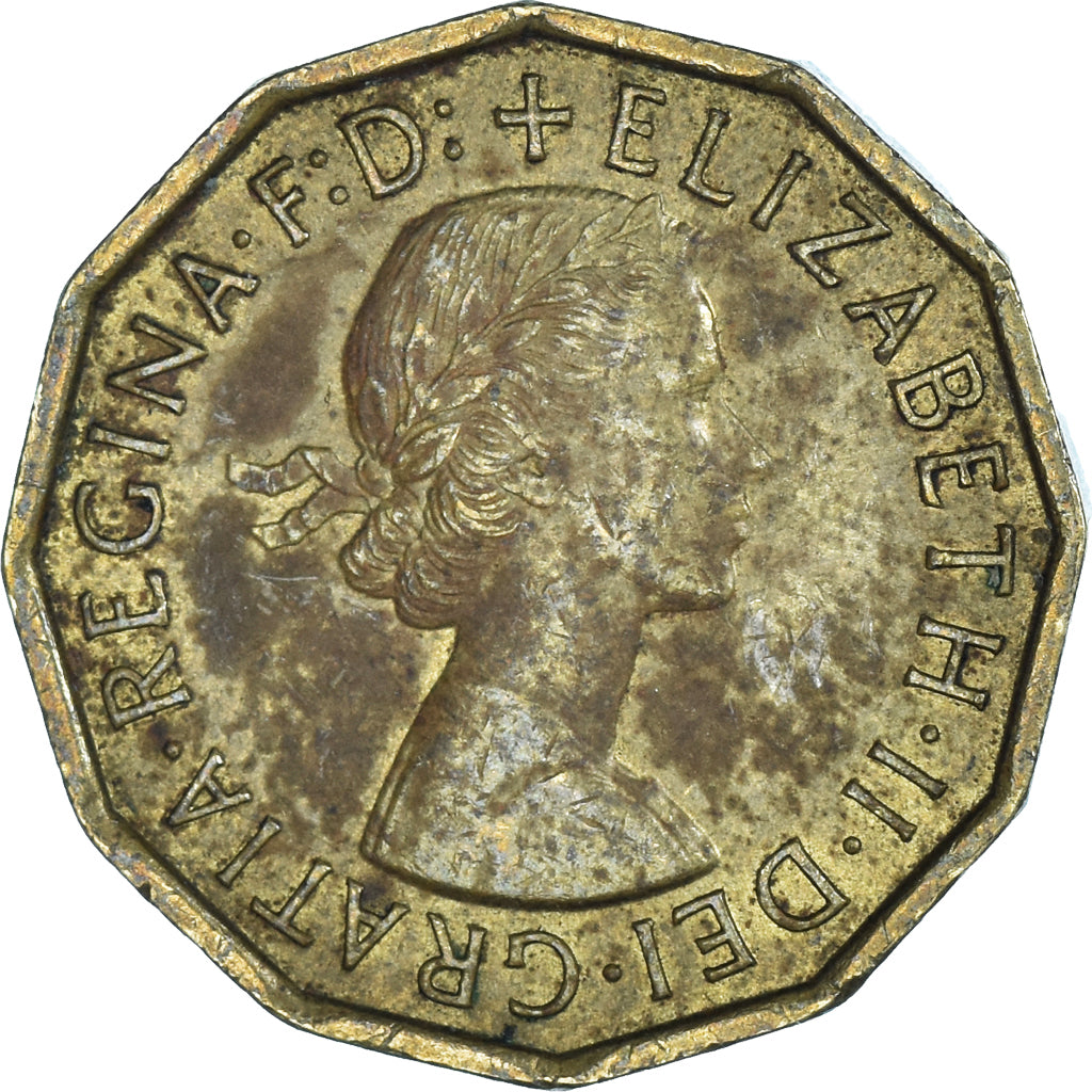 Moneda, Gran Bretaña, 6 Pence, 1965