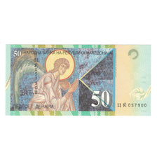 Billet, Macédoine, 50 Denari, 2001, 01-2001, KM:15C, NEUF
