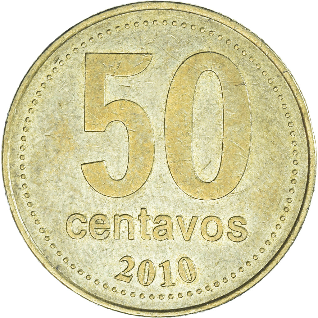 Moeda, Argentina, 50 Centavos, 2010