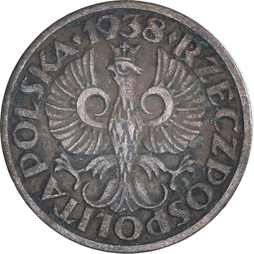 Moneta, Polonia, Grosz, 1938