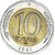 Moneda, Rusia, 10 Roubles, 1991