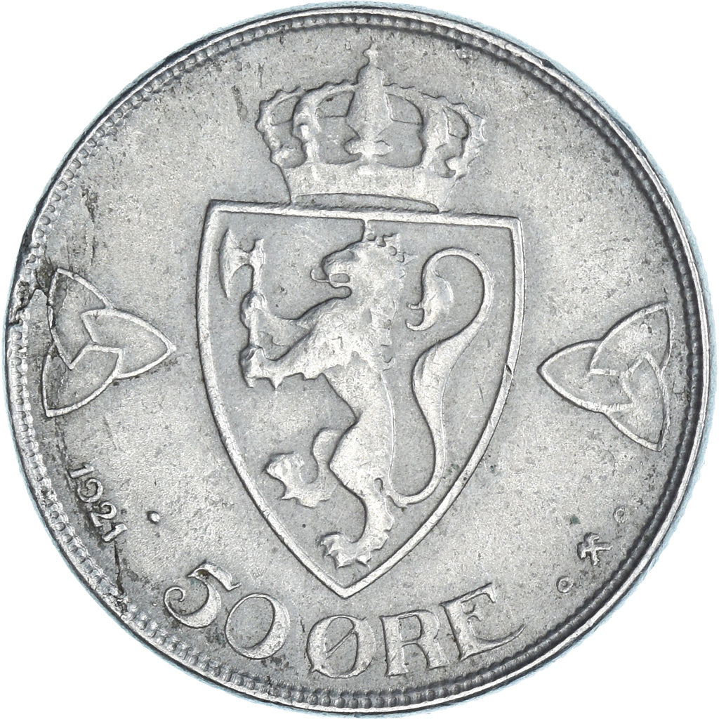 Münze, Norwegen, 50 Öre, 1921