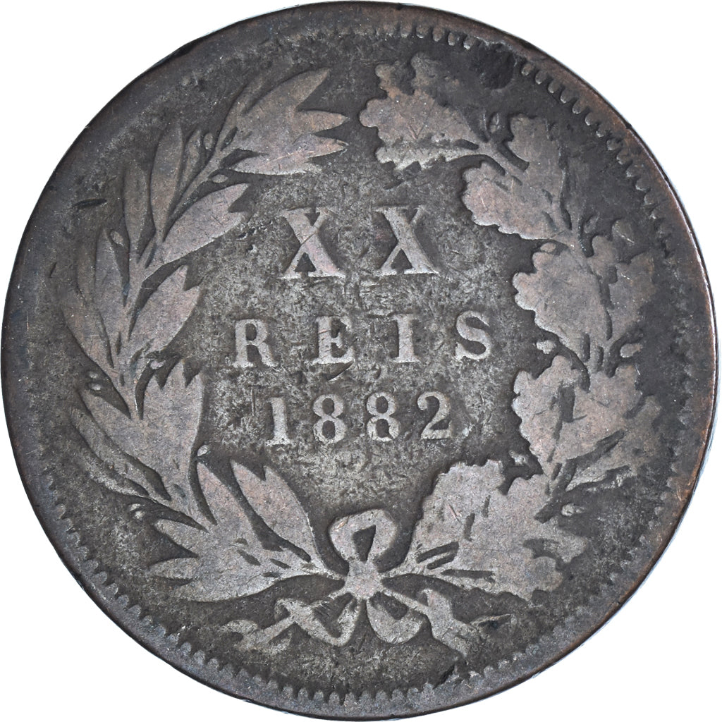 Moneda, Portugal, 20 Reis, 1882