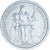 Munten, Nieuw -Caledonië, 2 Francs, 1949