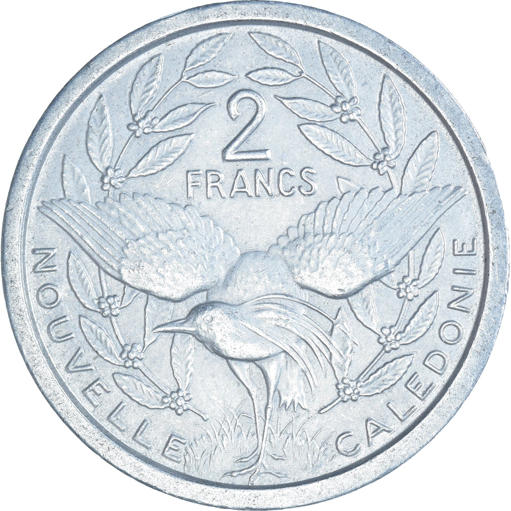 Moneda, Nueva Caledonia, 2 Francs, 1949