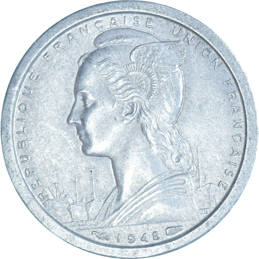 Munten, Kameroen, Franc, 1948