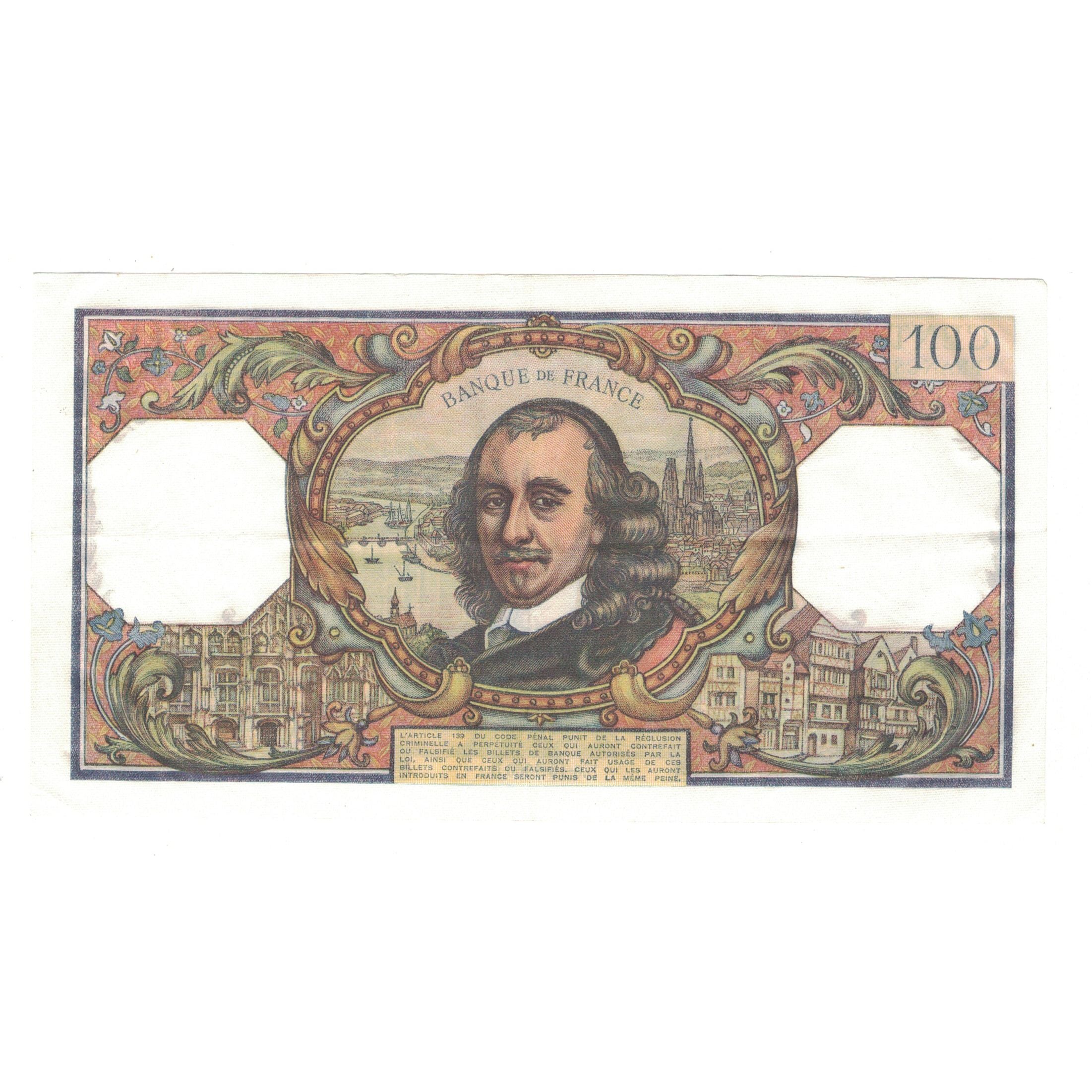Frankrijk, 100 Francs, Corneille, 1966, T.196, TTB+, Fayette:65.15, KM:149b