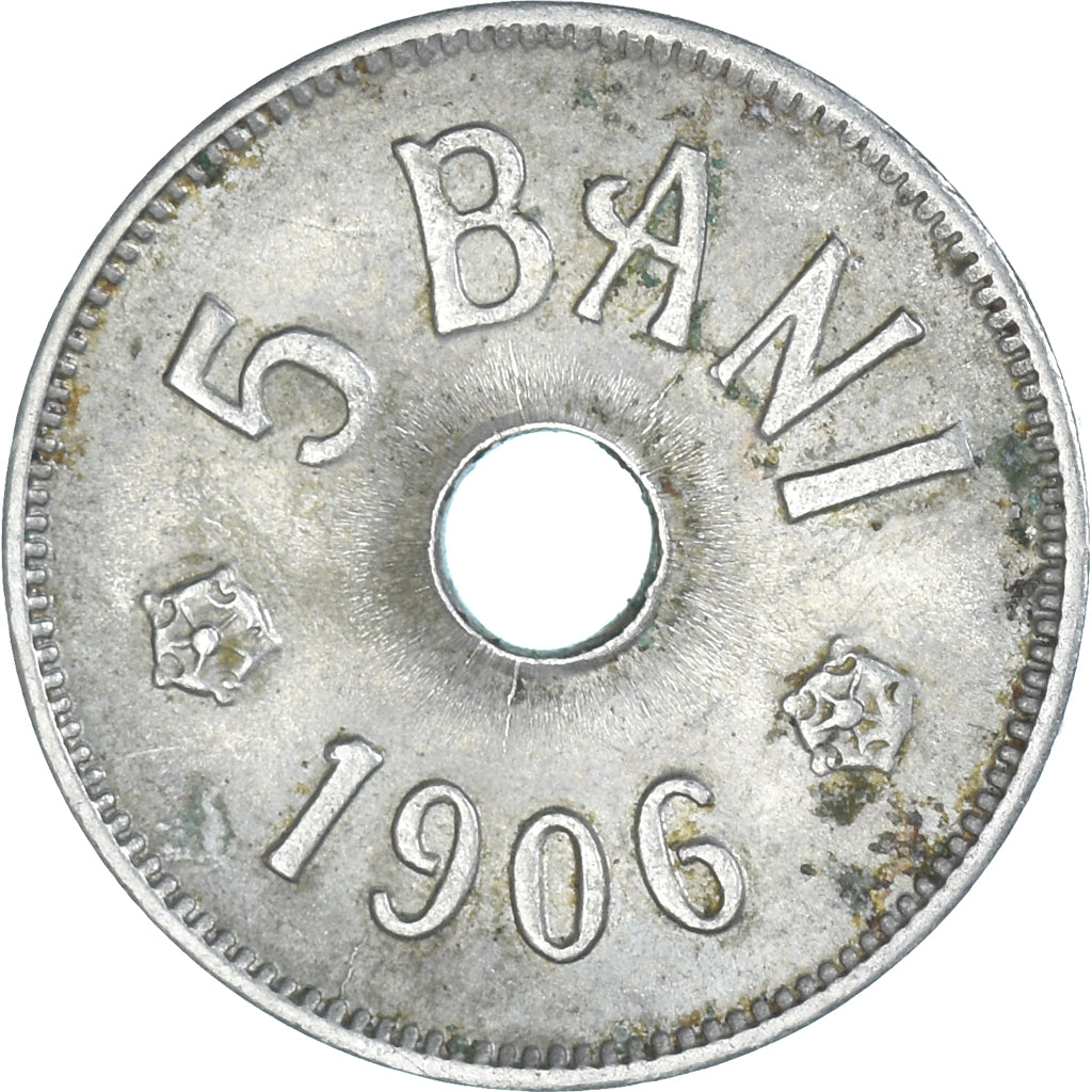 Monnaie, Roumanie, 5 Bani, 1906