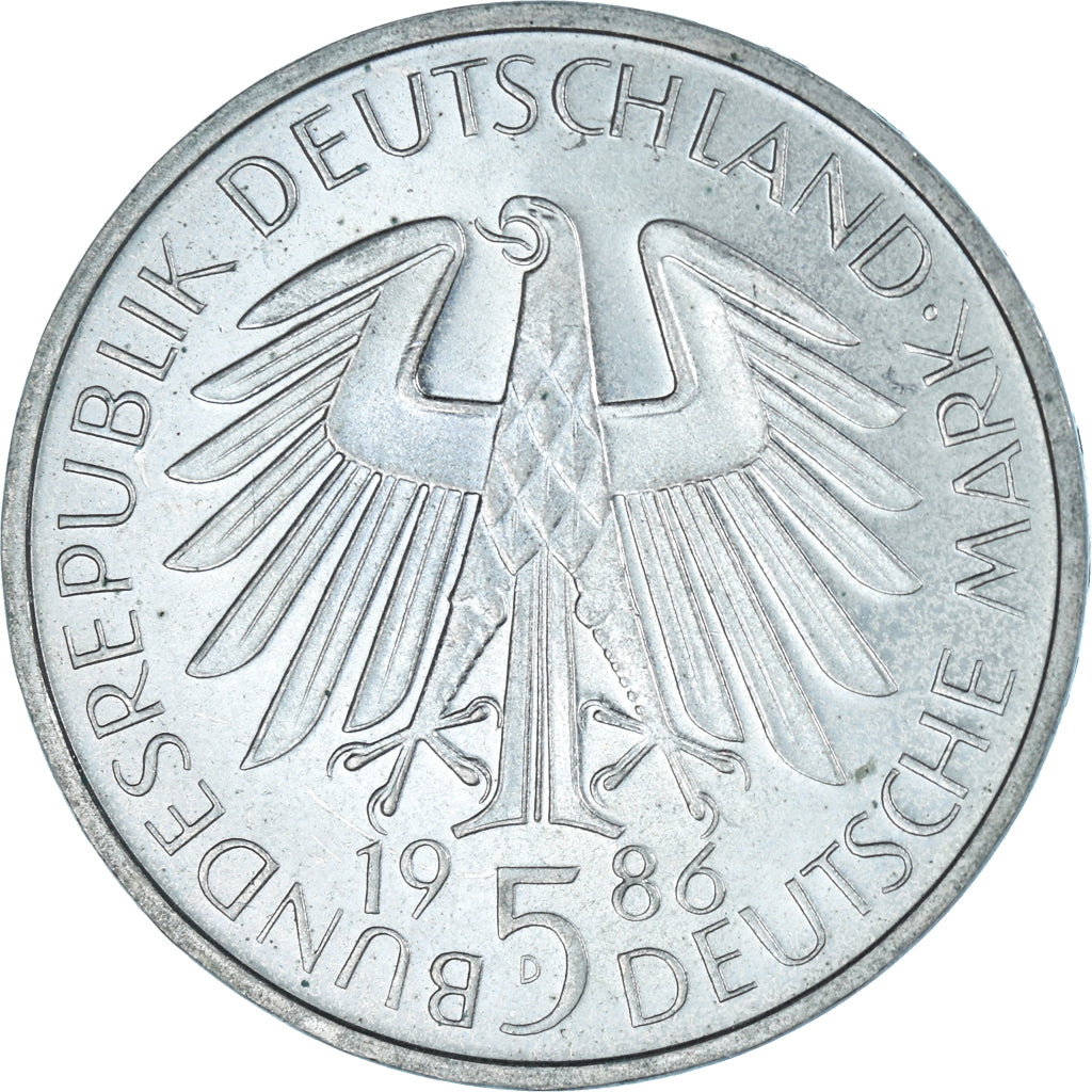 Coin, GERMANY - FEDERAL REPUBLIC, 5 Mark, 1986