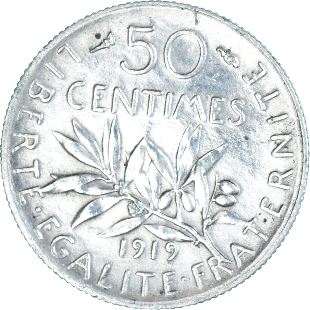 Moneta, Francja, 50 Centimes, 1919