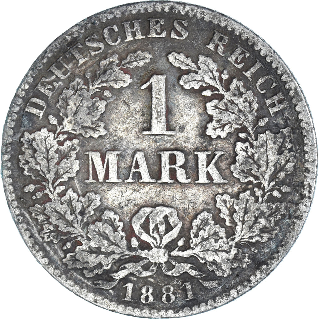 Coin, Germany, Mark, 1881