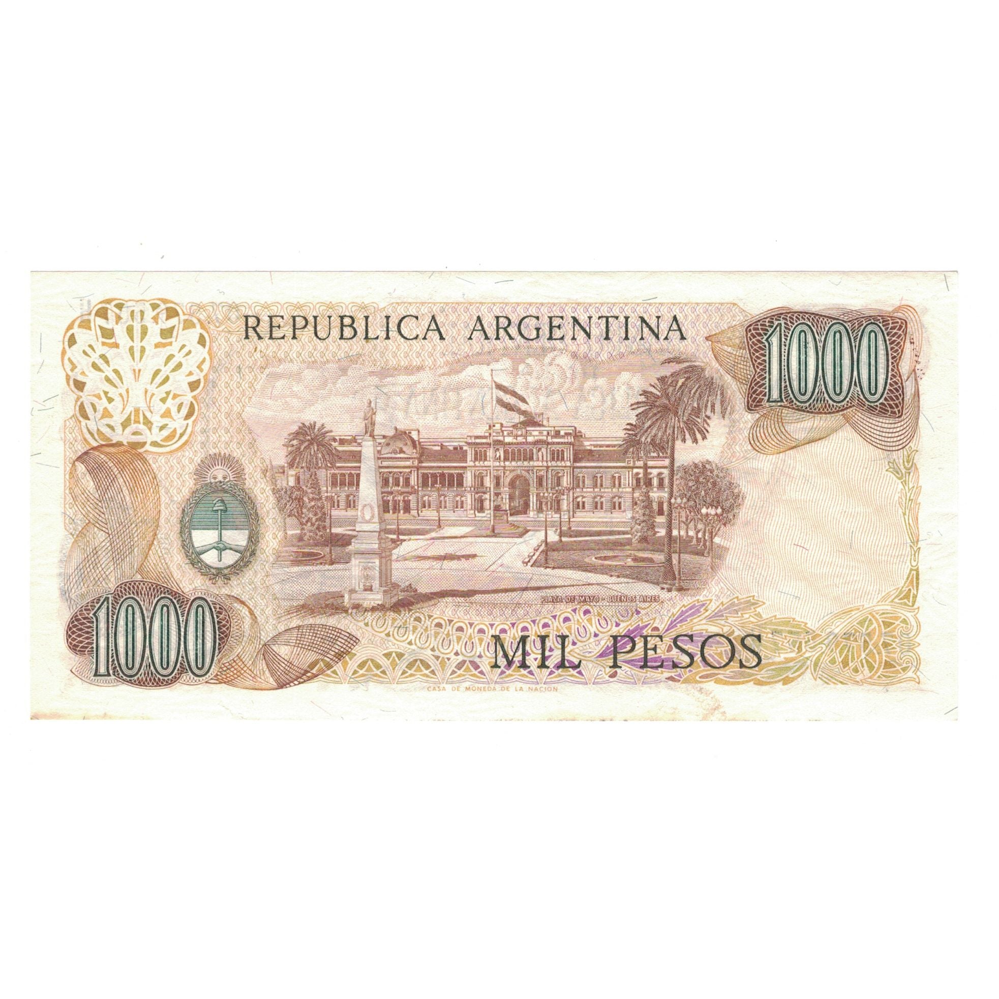 Banknote, Argentina, 1000 Pesos, KM:304d, AU(50-53)