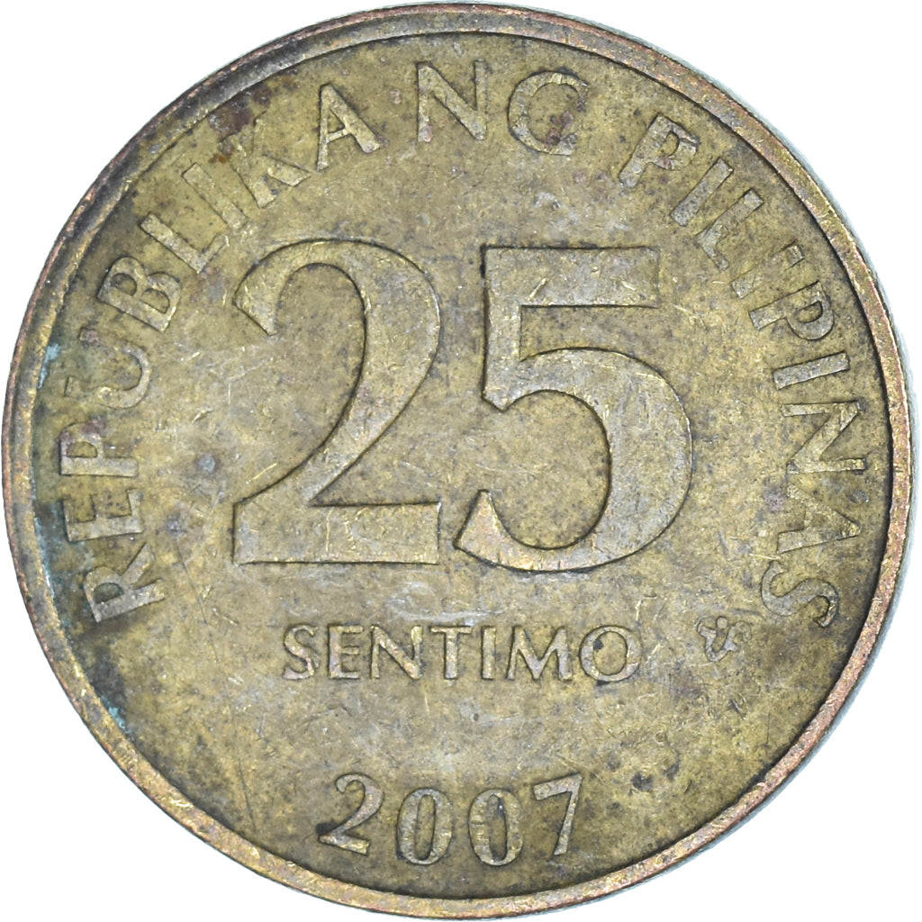 Moneta, Filippine, 25 Sentimos, 2007