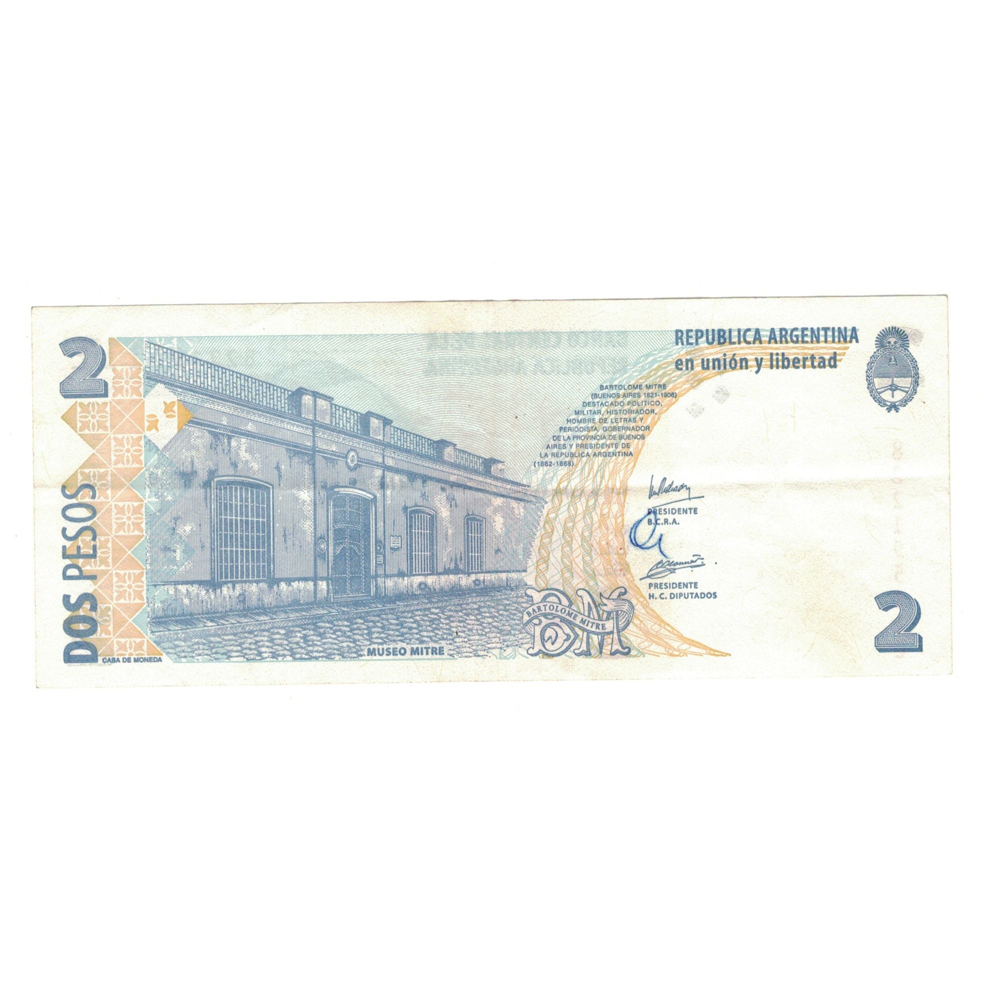 Banconote, Argentina, 2 Pesos, KM:346, BB