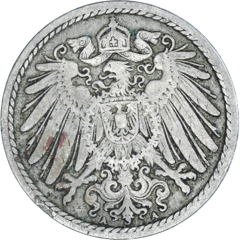 Munten, DUITSLAND - KEIZERRIJK, 5 Pfennig, 1898