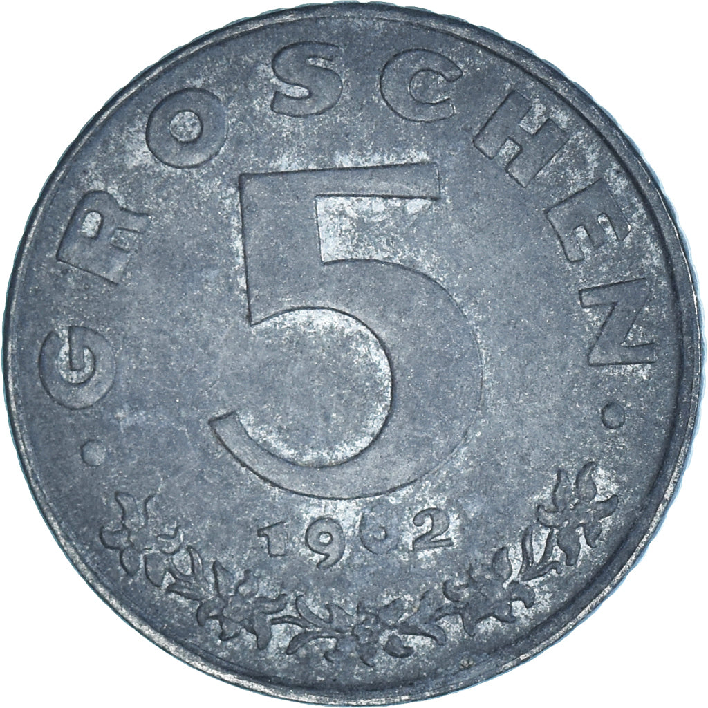Moneda, Austria, 5 Groschen, 1962