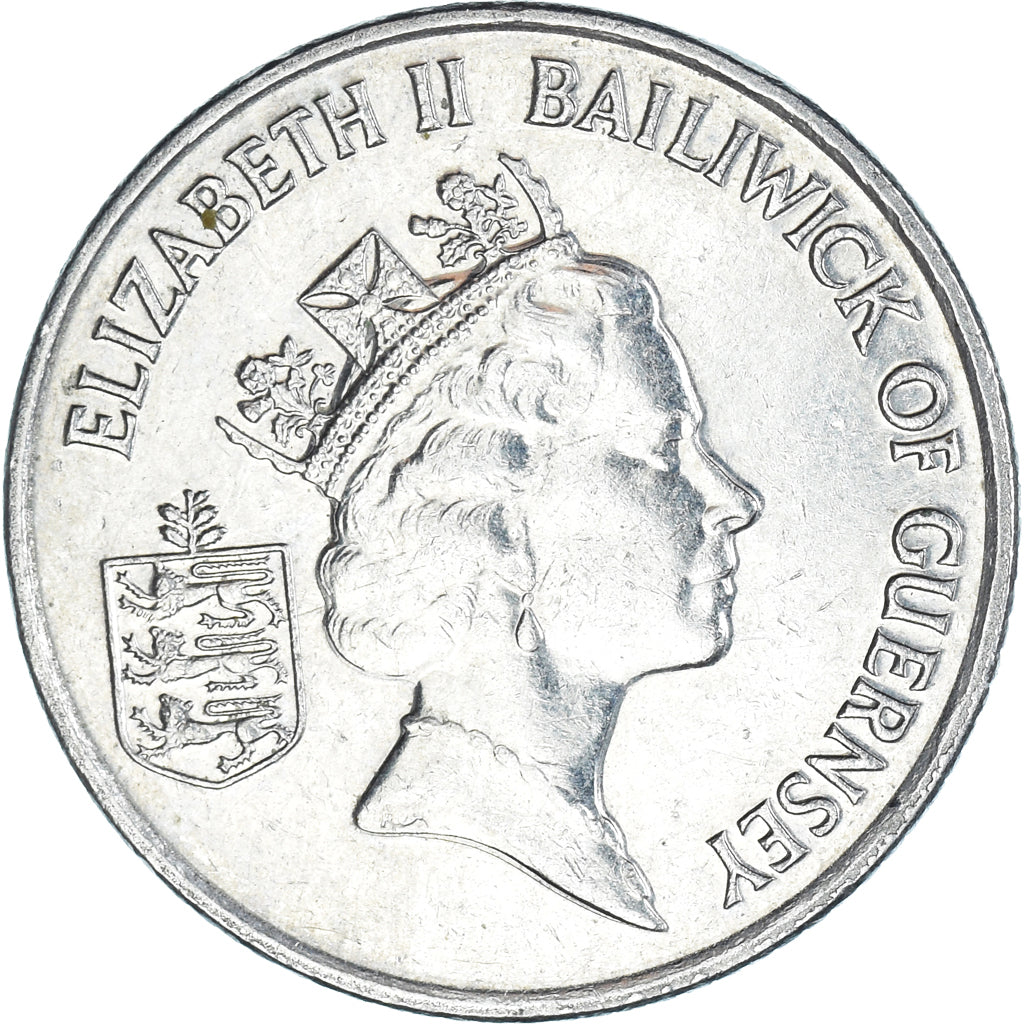 Monnaie, Guernesey, 10 Pence, 1992