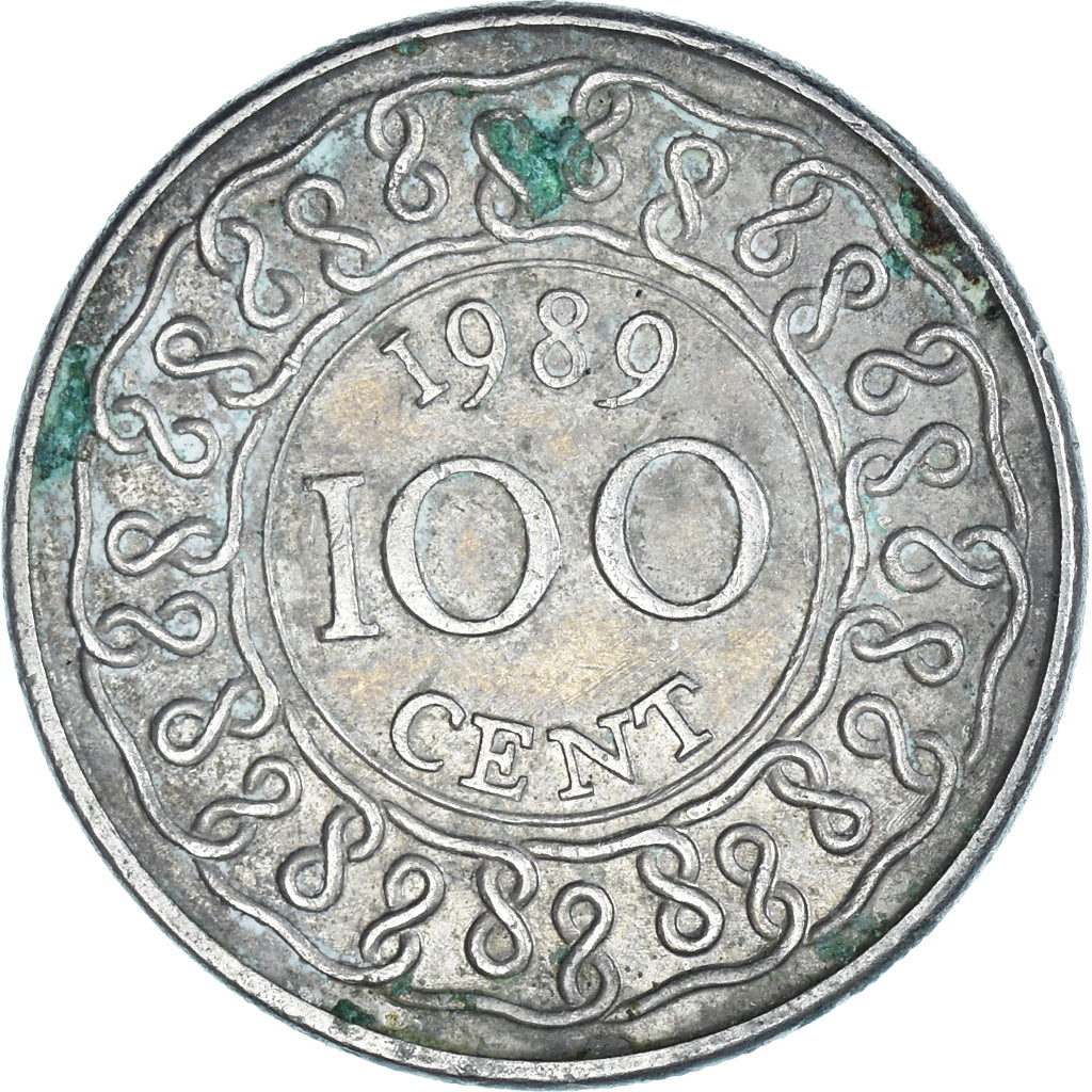Coin, Surinam, 100 Cents, 1989