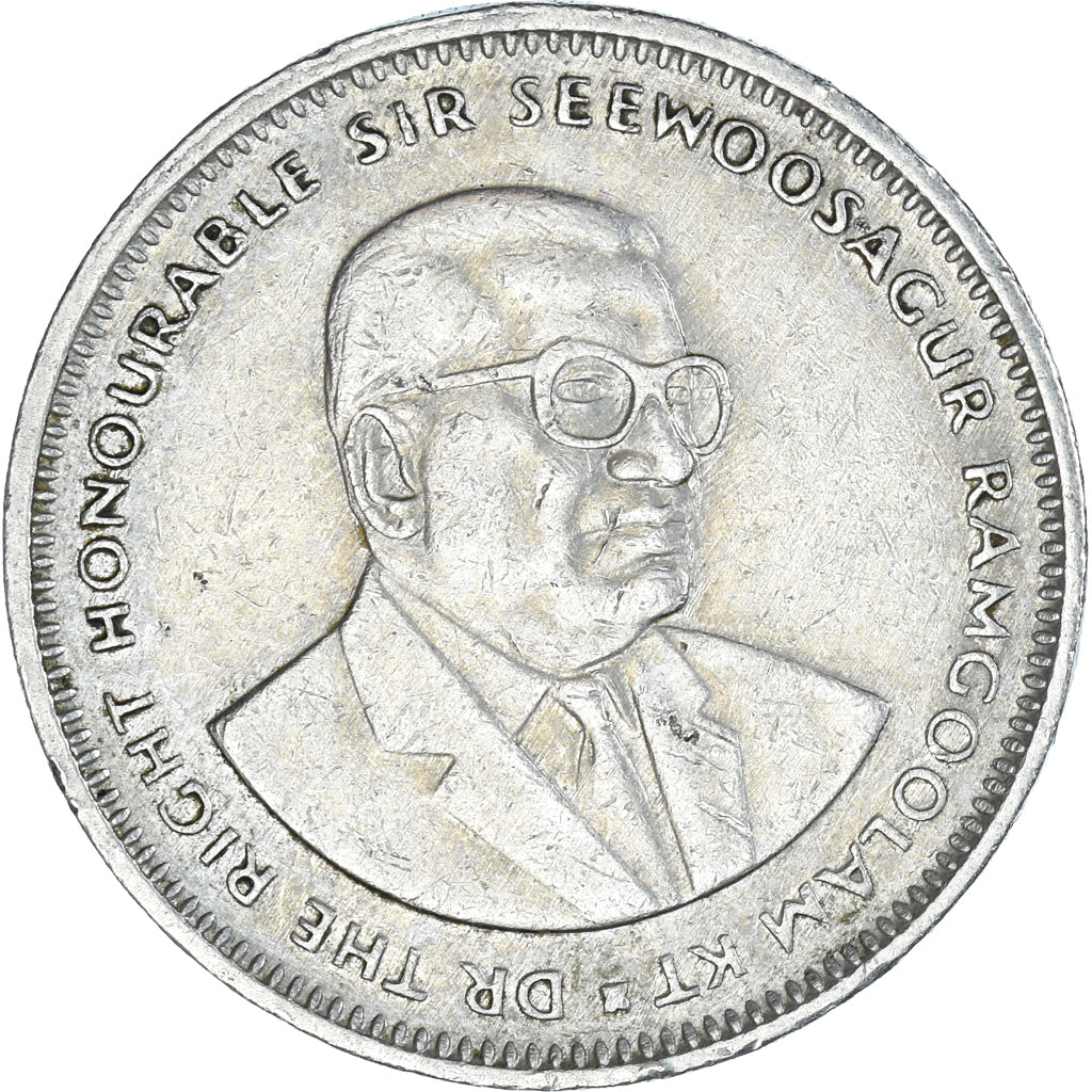 Munten, Mauritius, Rupee, 1987