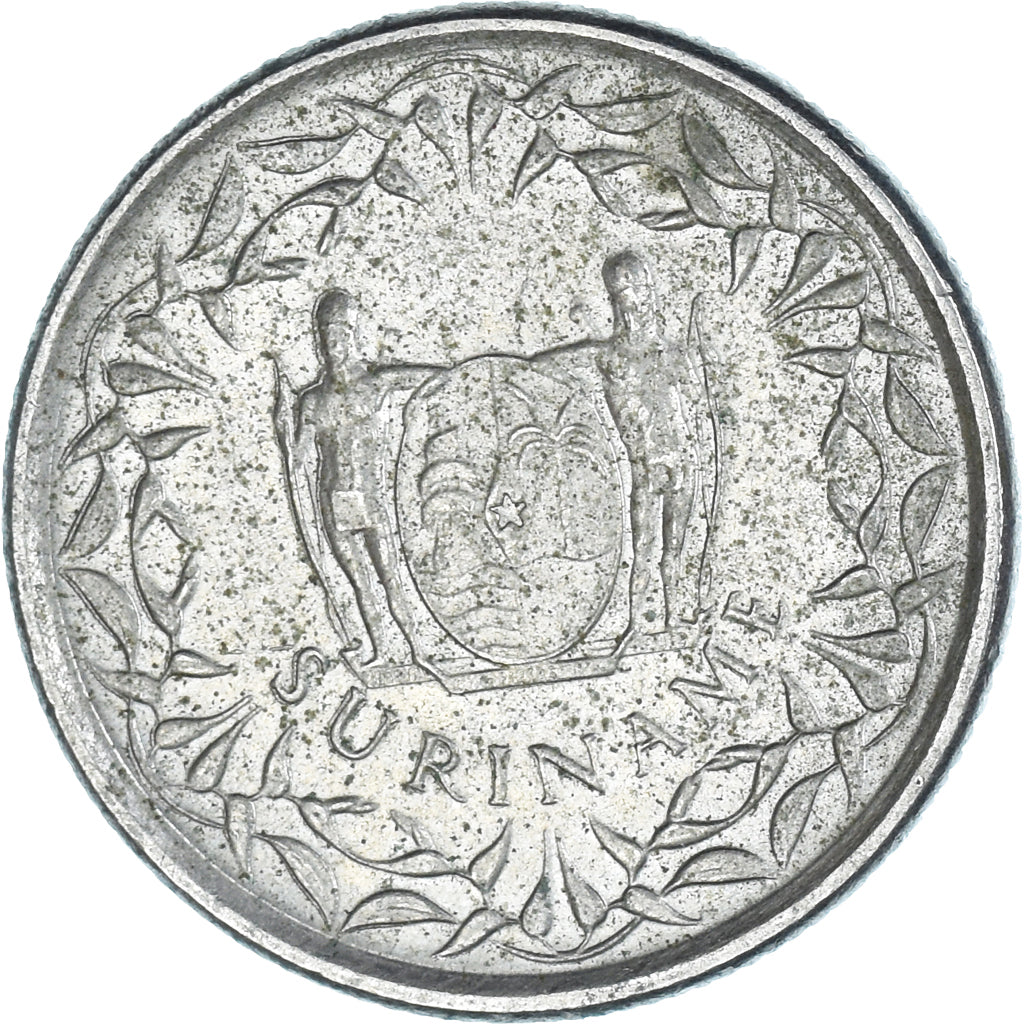 Coin, Surinam, 25 Cents, 1987
