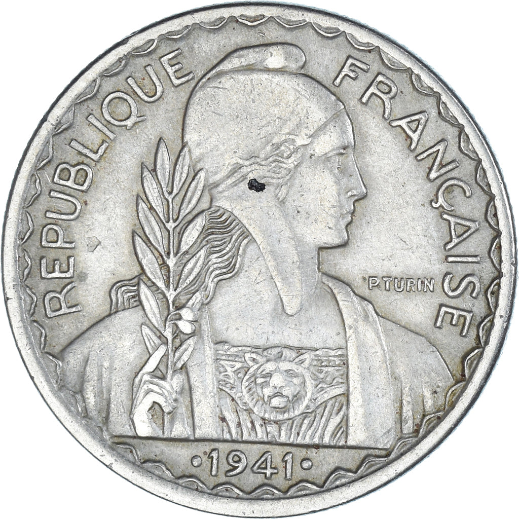 Coin, French Indochina, 20 Cents, 1941