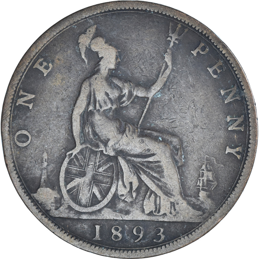 Münze, Großbritannien, Penny, 1893