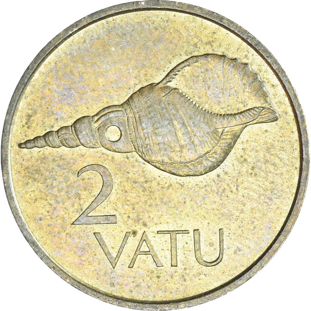 Monnaie, Vanuatu, 2 Vatu, 1990