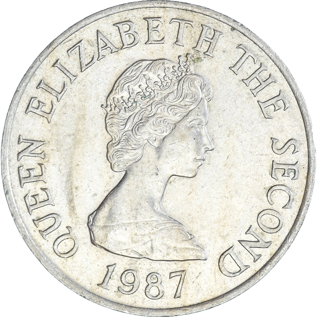 Monnaie, Jersey, 10 Pence, 1987