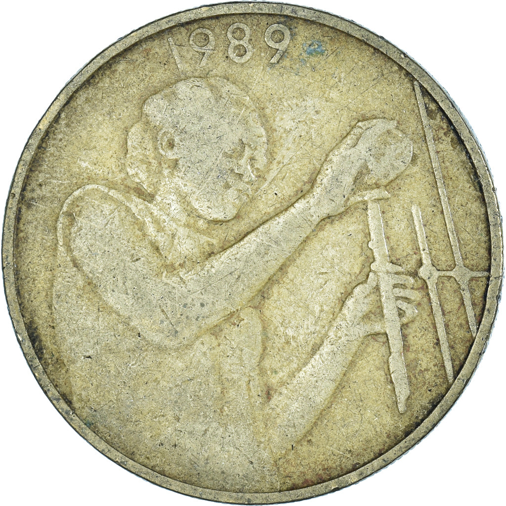 Moeda, Estados da África Ocidental, 25 Francs, 1989