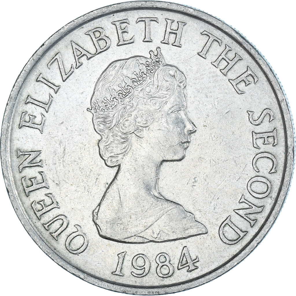 Coin, Jersey, 10 Pence, 1984