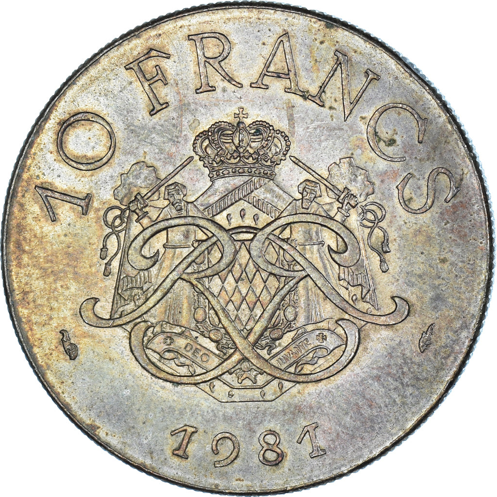 Moneda, Mónaco, 10 Francs, 1981