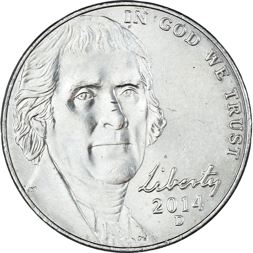 Munten, Verenigde Staten, 5 Cents, 2014