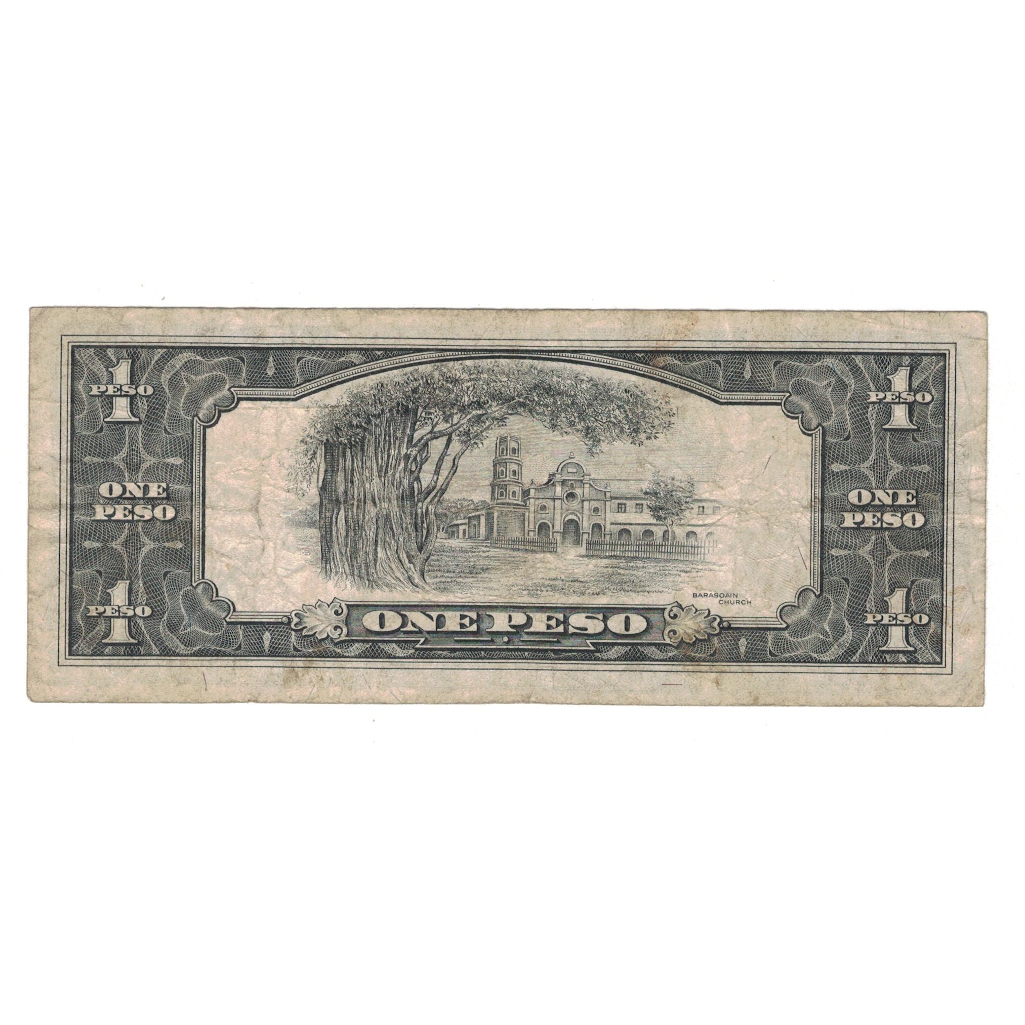 Billet, Philippines, 1 Peso, KM:133f, TB