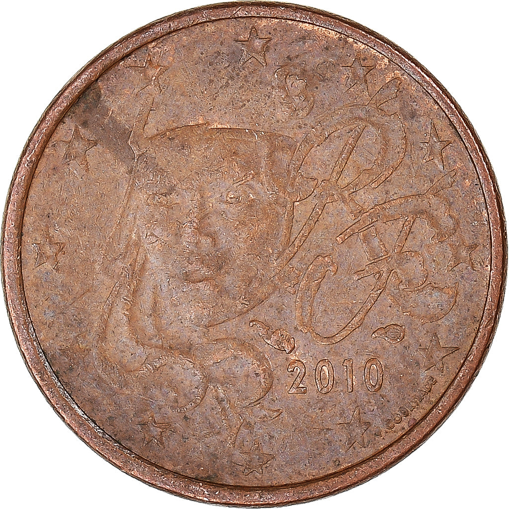 Moneda, Francia, Euro Cent, 2010