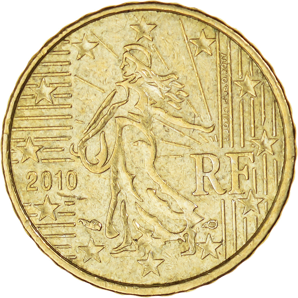 Moneta, Francia, 10 Euro Cent, 2010