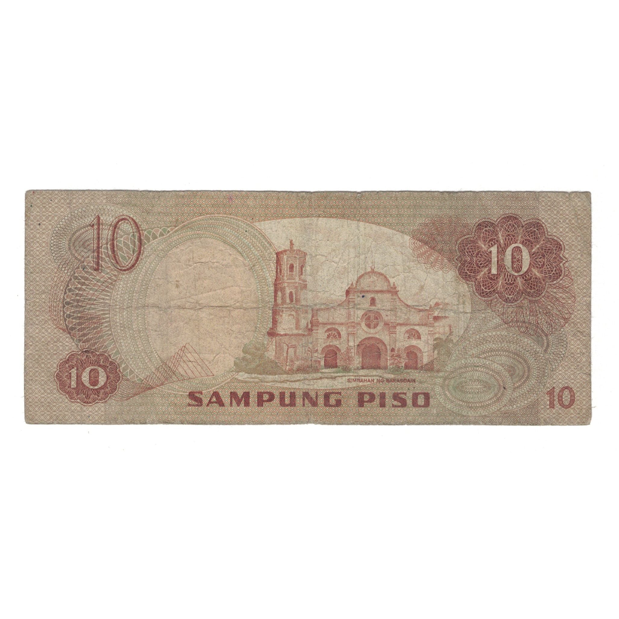Billet, Philippines, 10 Piso, KM:161c, TB