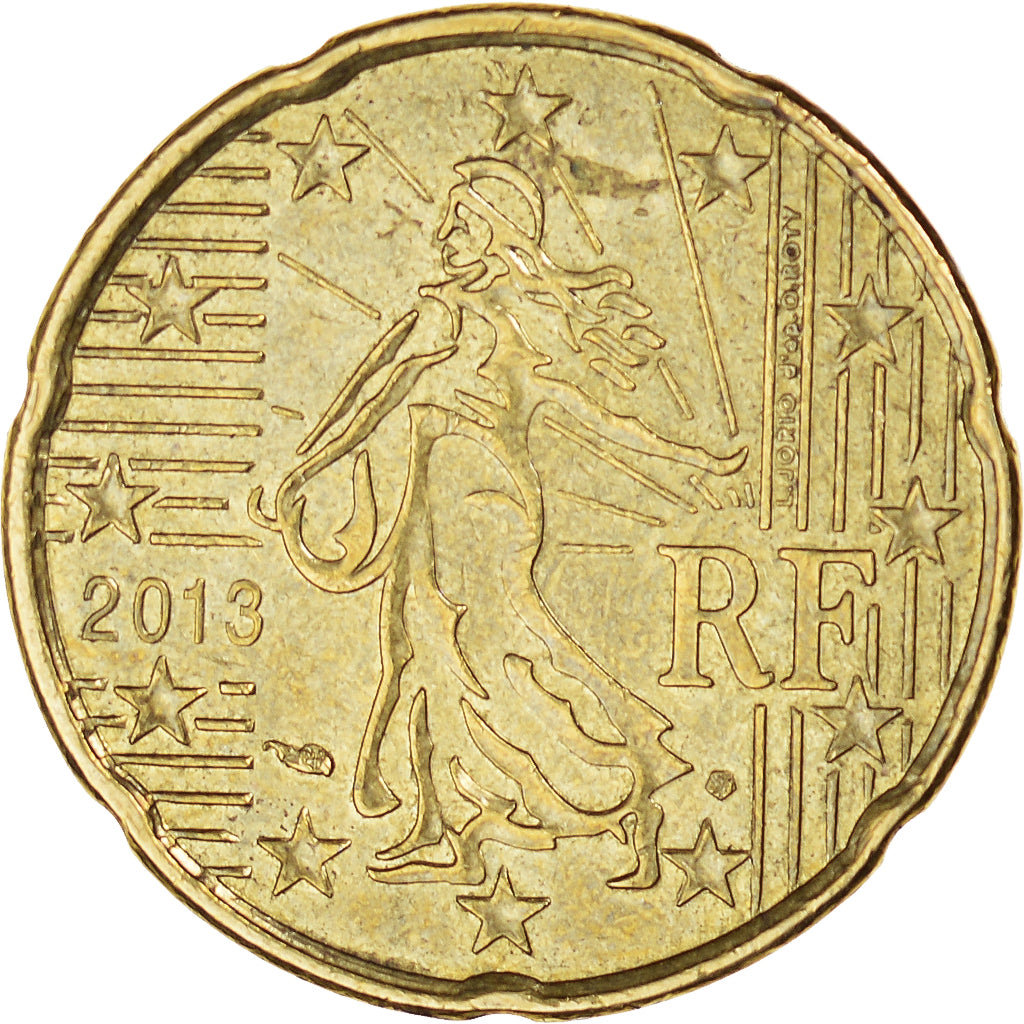 Moneda, Francia, 20 Euro Cent, 2013