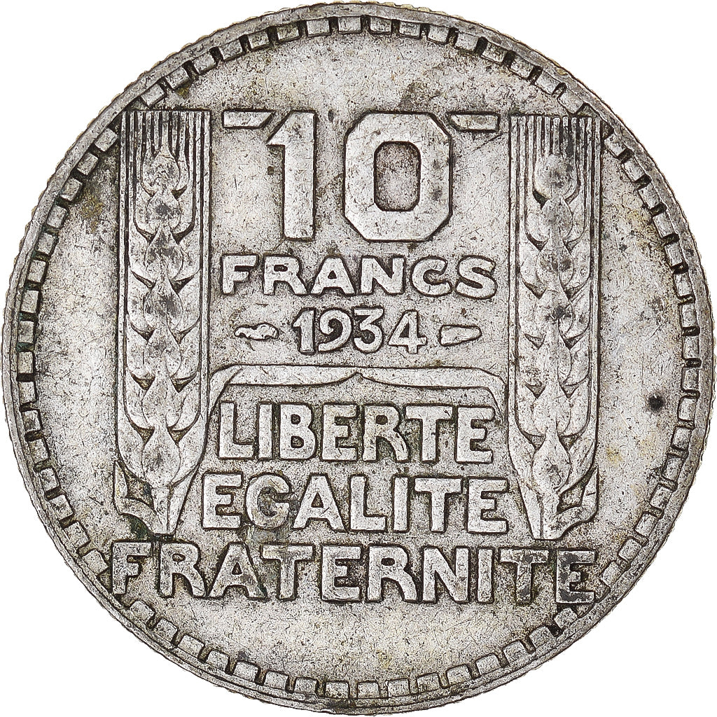 Münze, Frankreich, 10 Francs, 1934