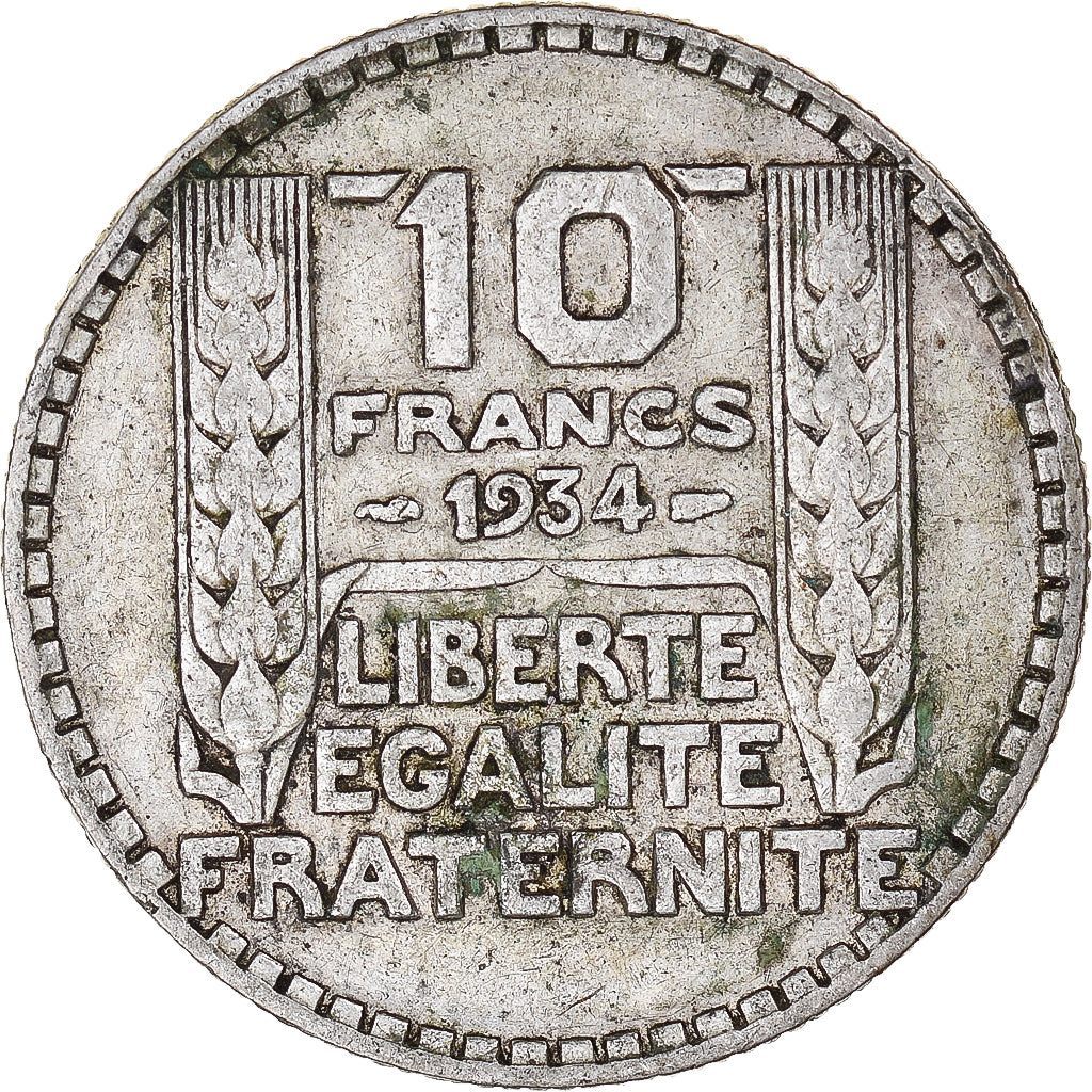 Coin, France, 10 Francs, 1934