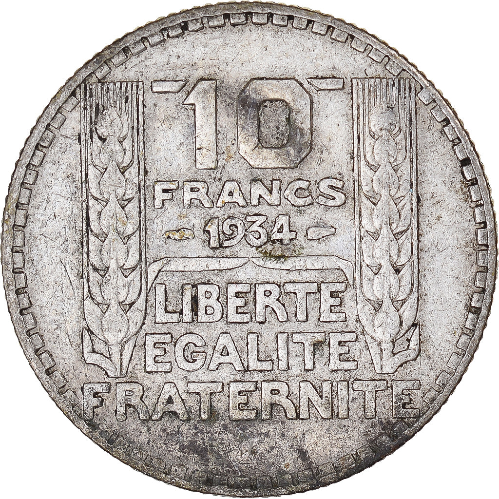 Coin, France, 10 Francs, 1934