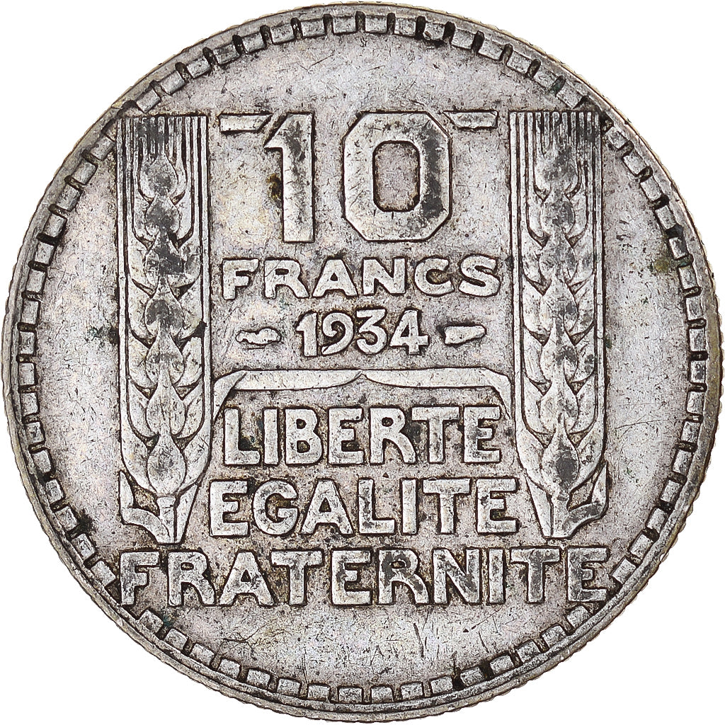 Münze, Frankreich, 10 Francs, 1934