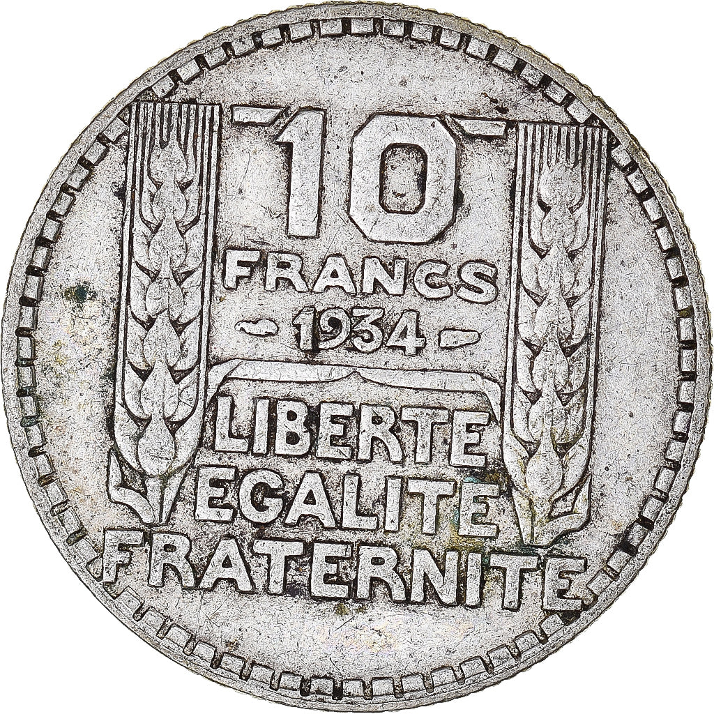 Coin, France, 10 Francs, 1934
