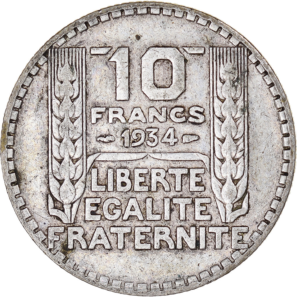 Münze, Frankreich, 10 Francs, 1934